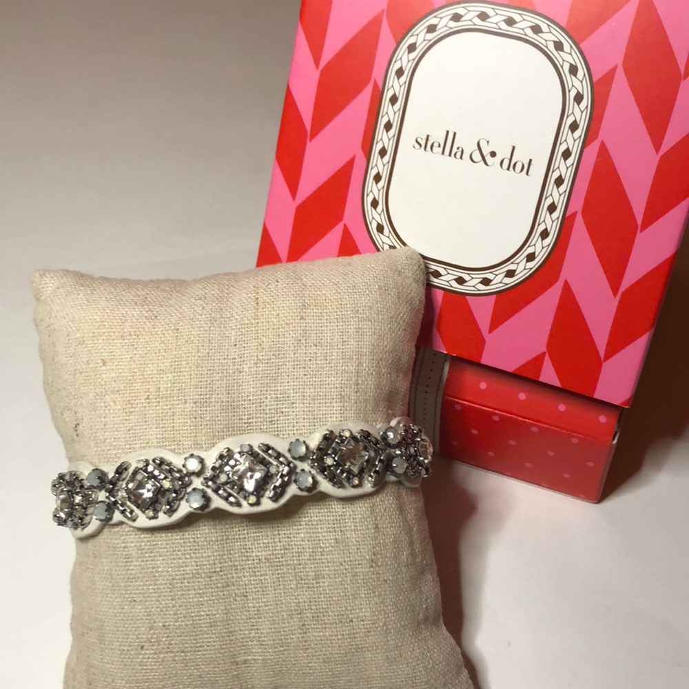Stella & Dot Chiara Embroidered Bracelet